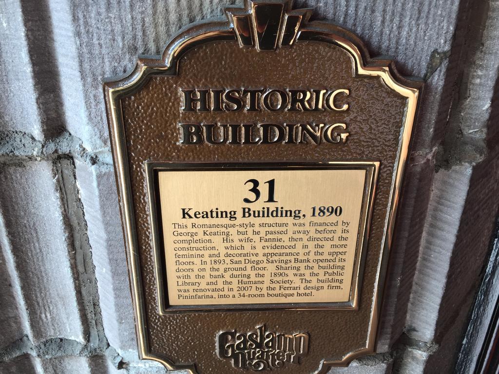 The Keating Hotel By Pininfarina San Diego Exterior photo